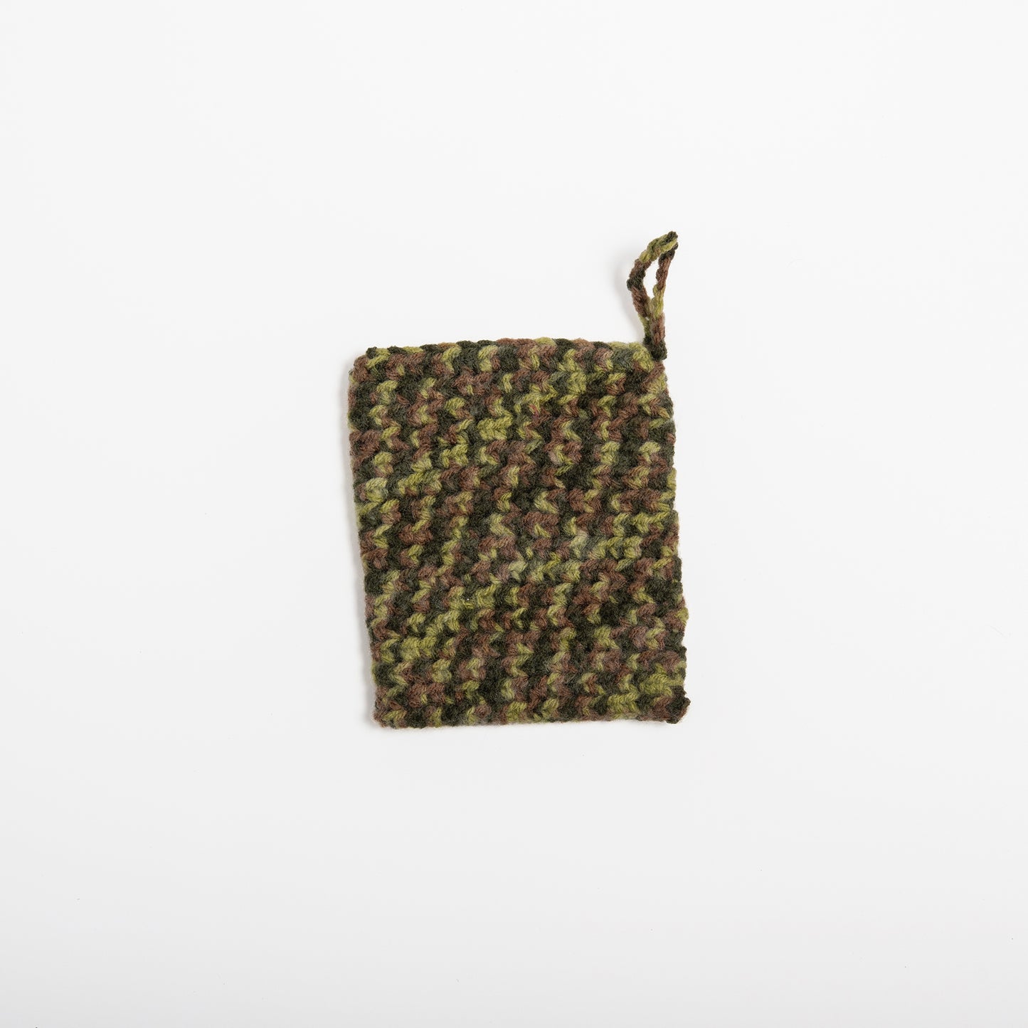 Grooming Glove - Green and White