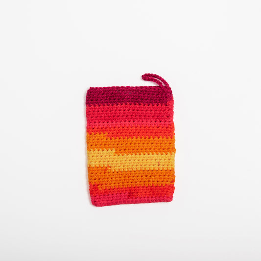 Gant de toilettage - Tons de rouge